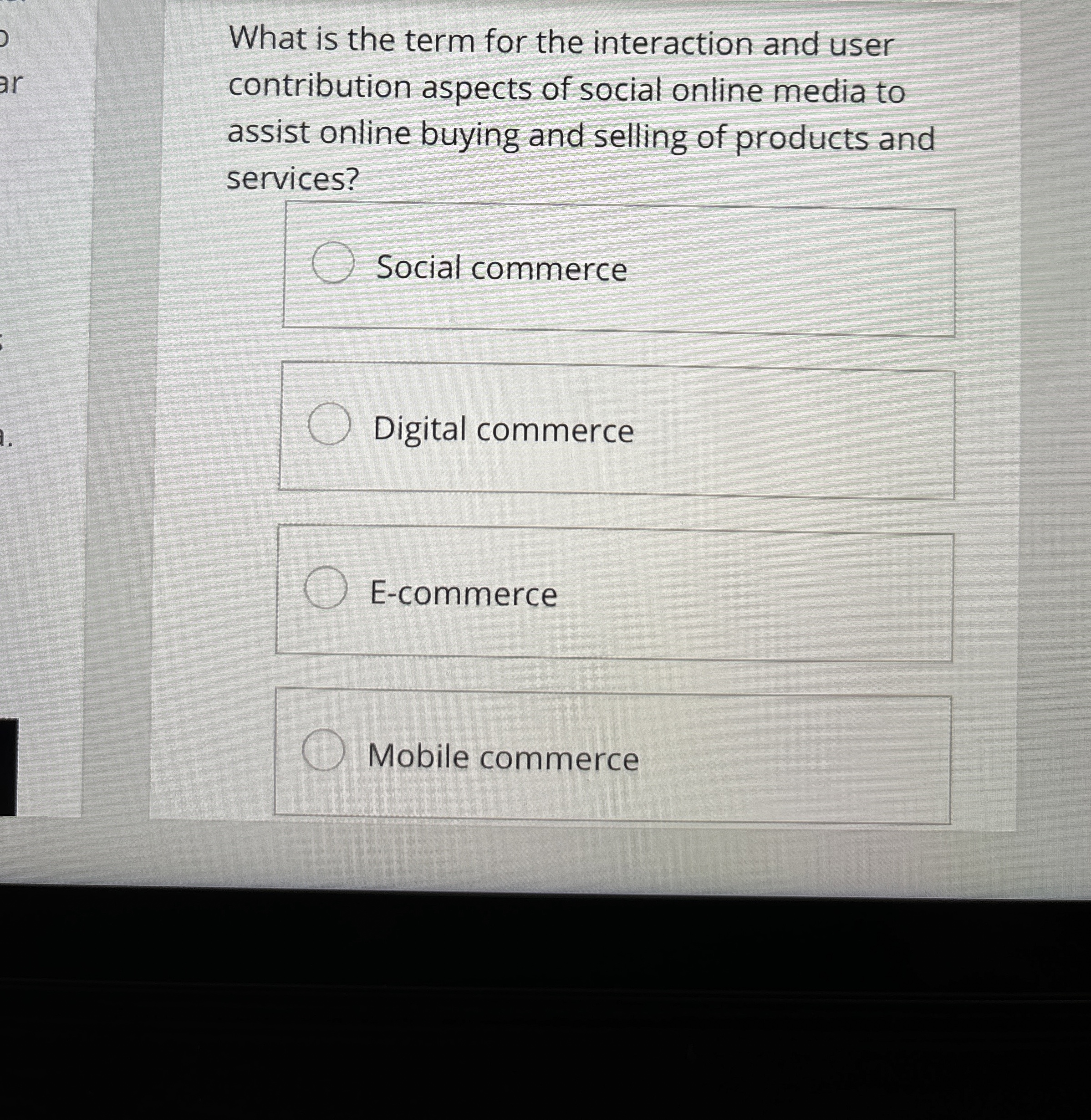  What is the term for the interaction and user contribution aspects