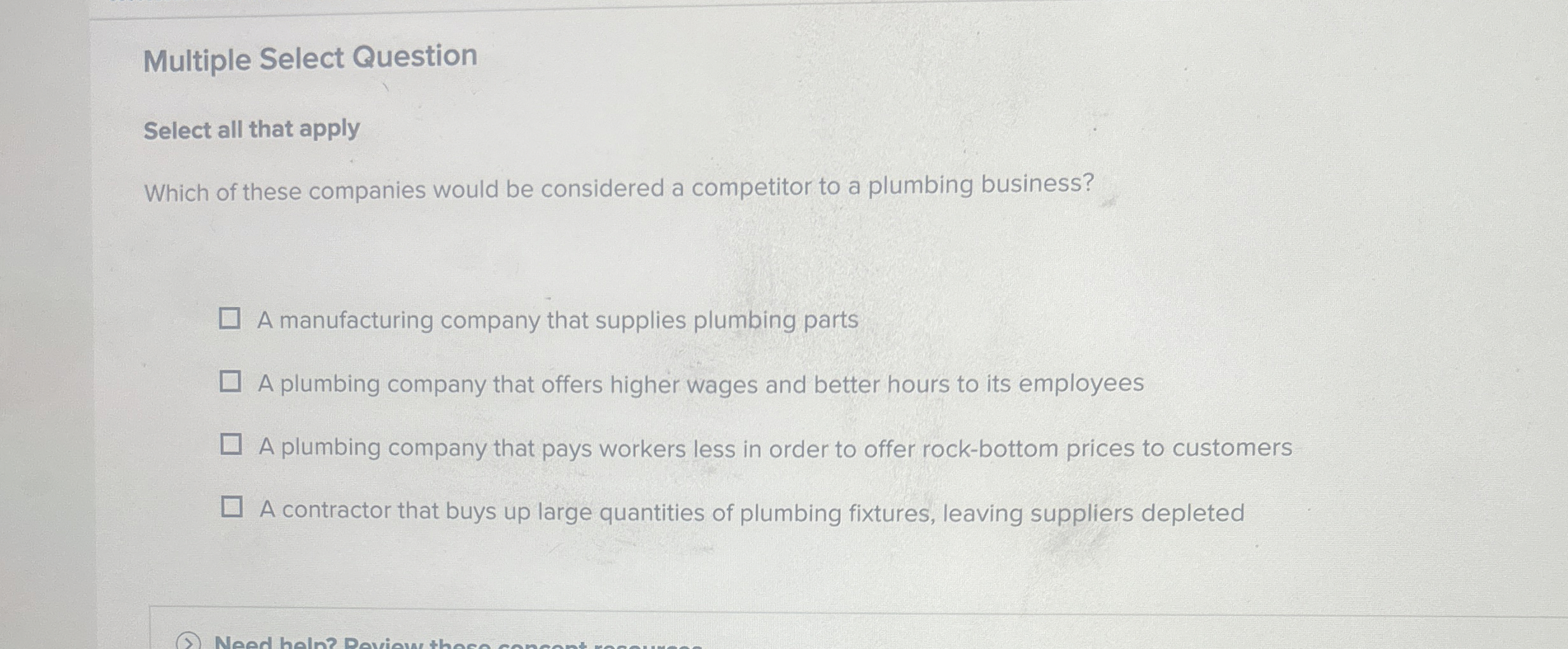  Multiple Select Question Select all that apply Which of these companies