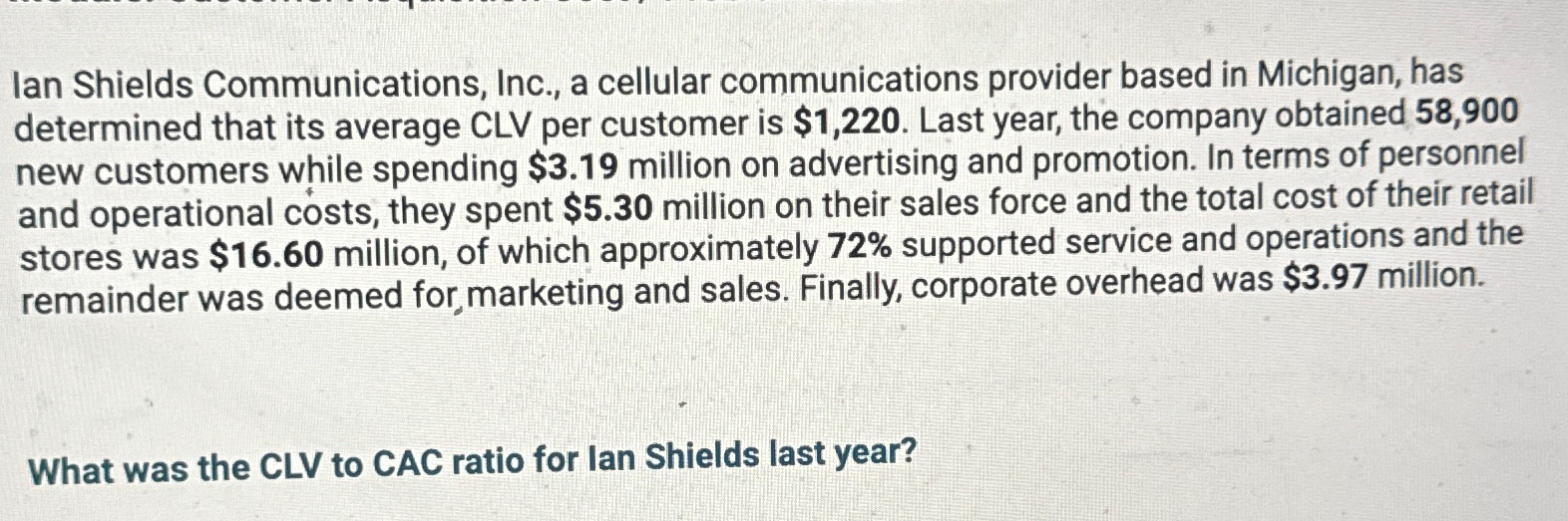  Ian Shields Communications, Inc., a cellular communications provider based in Michigan,