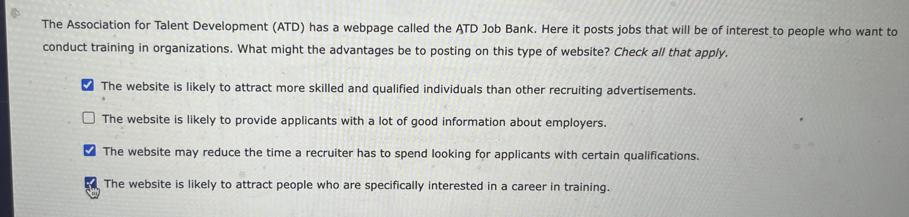  The Association for Talent Development (ATD) has a webpage called the