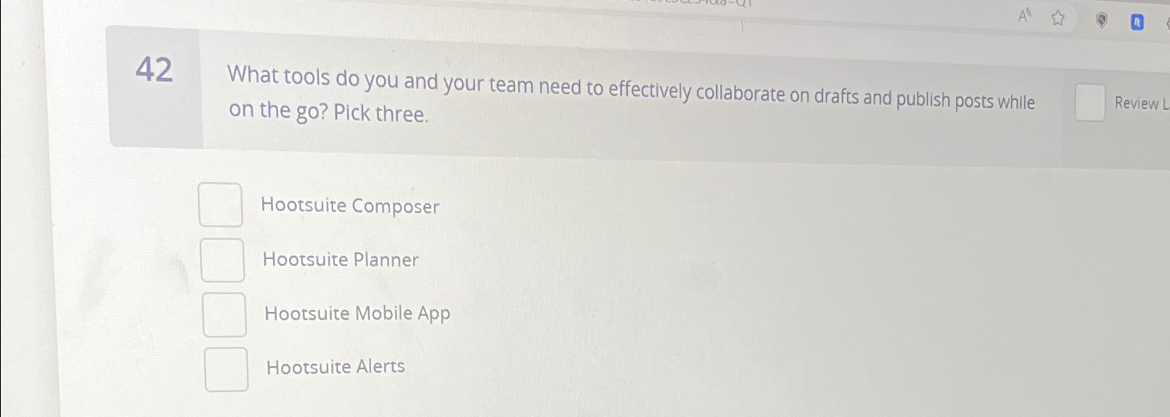  42 What tools do you and your team need to effectively