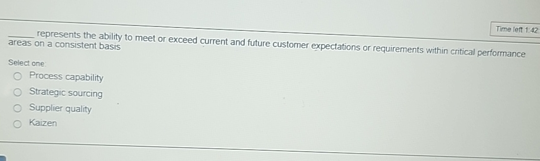  q, represents the ability to meet or exceed current and future