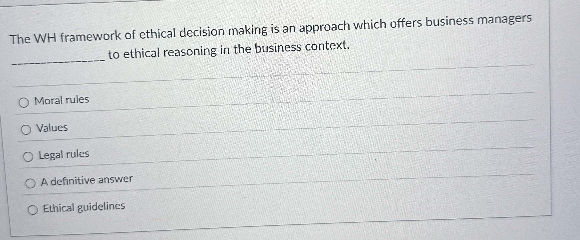  What do the letters "WH" mean in reference to the "WH