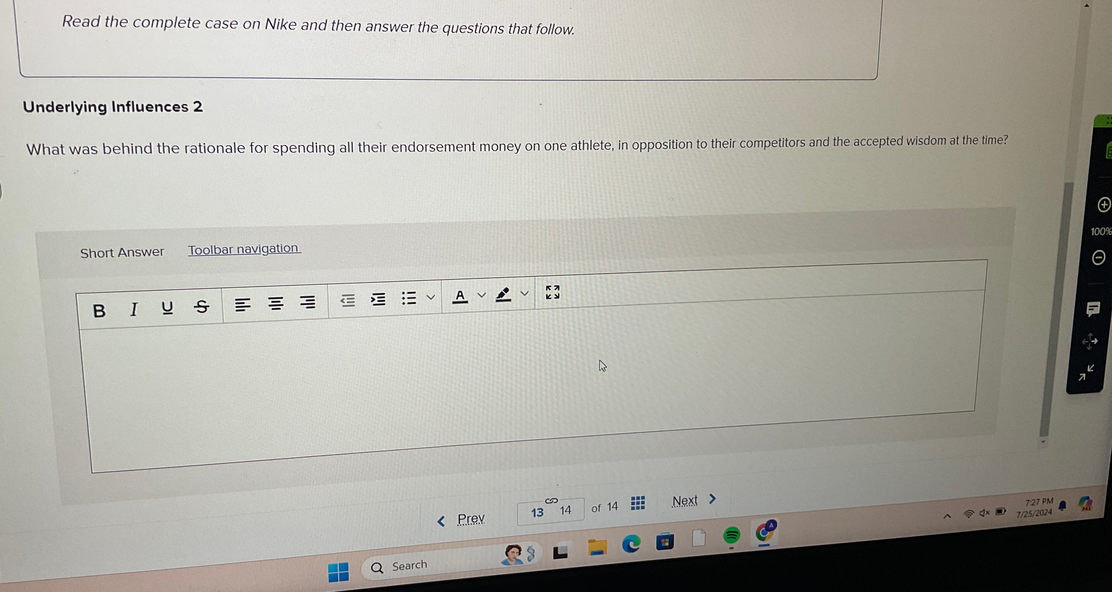  Read the complete case on Nike and then answer the questions