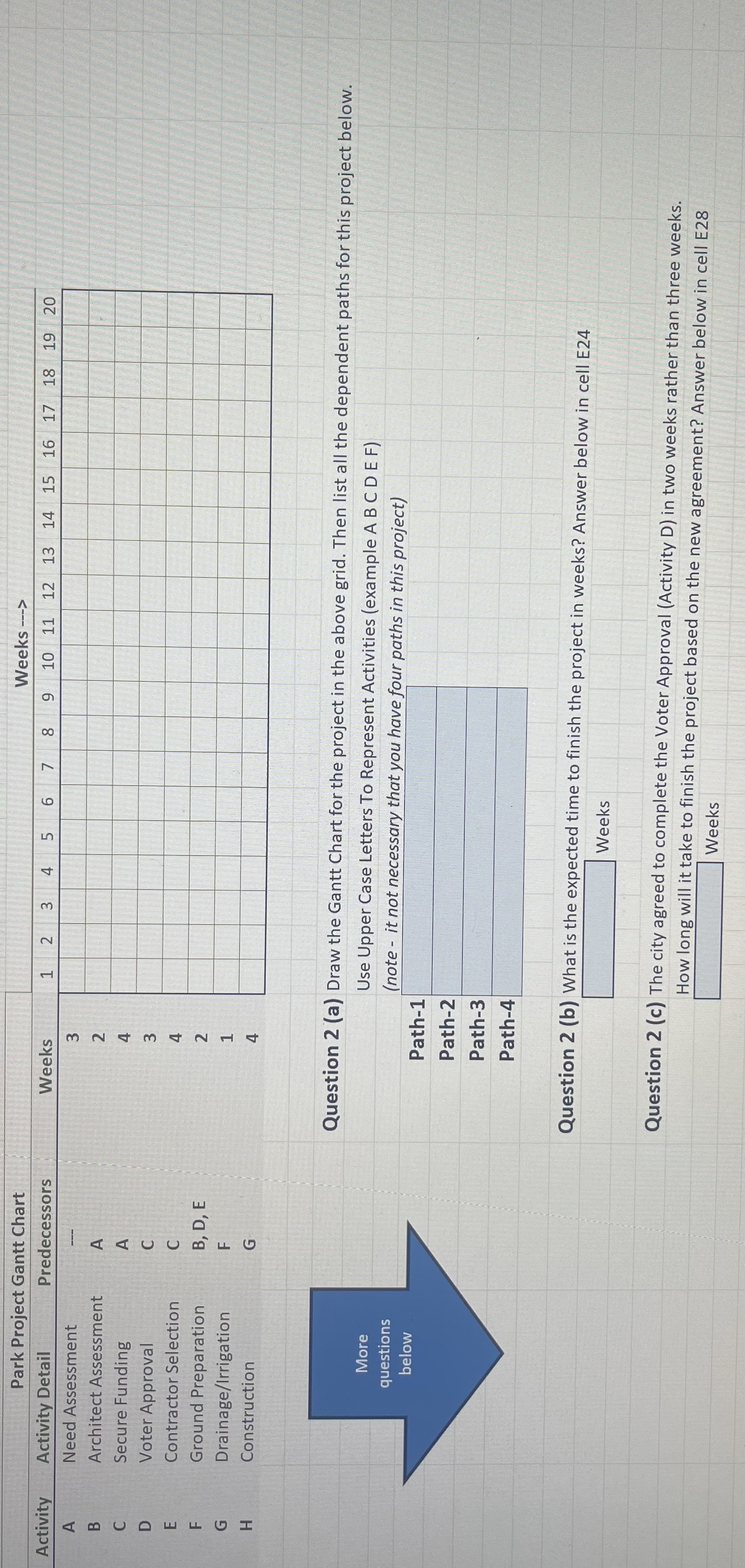  I need help with this question please. Also, please include Excel