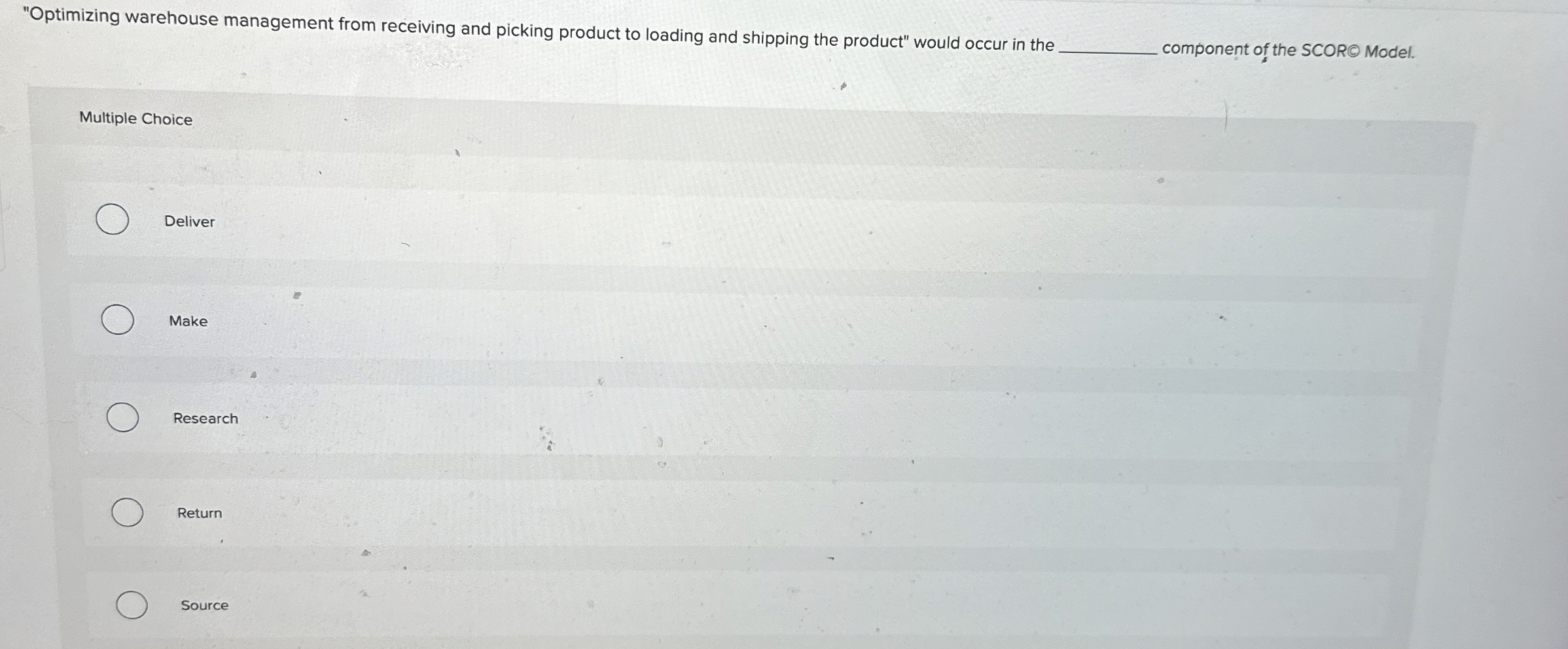  "Optimizing warehouse management from receiving and picking product to loading and
