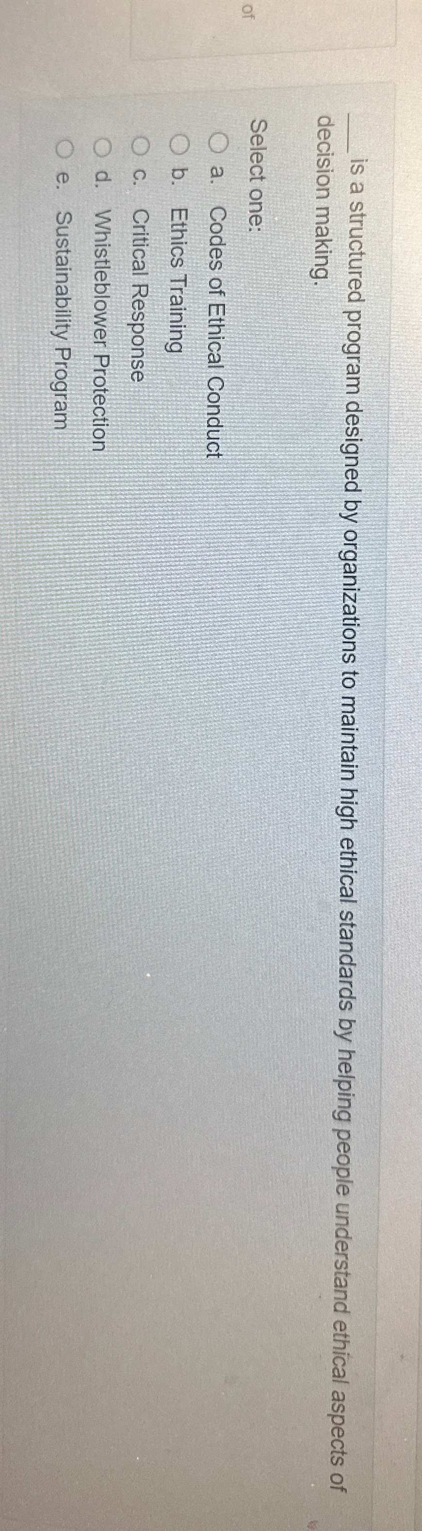  q, is a structured program designed by organizations to maintain high