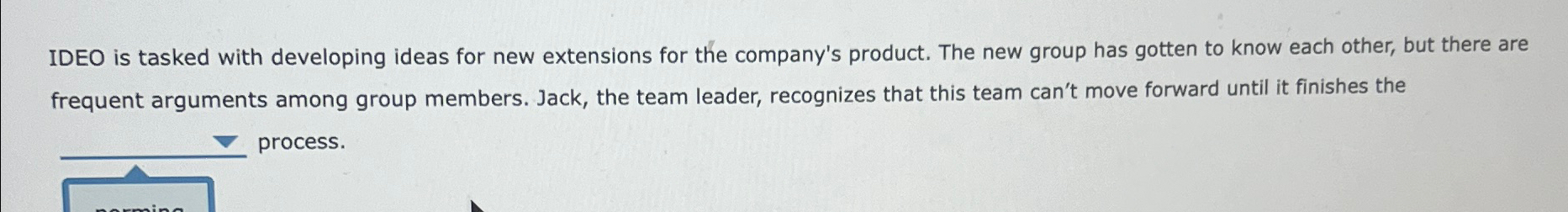  IDEO is tasked with developing ideas for new extensions for the