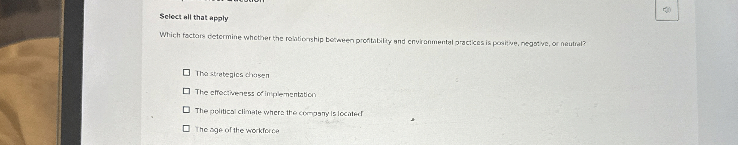  Select all that apply Which factors determine whether the relationship between