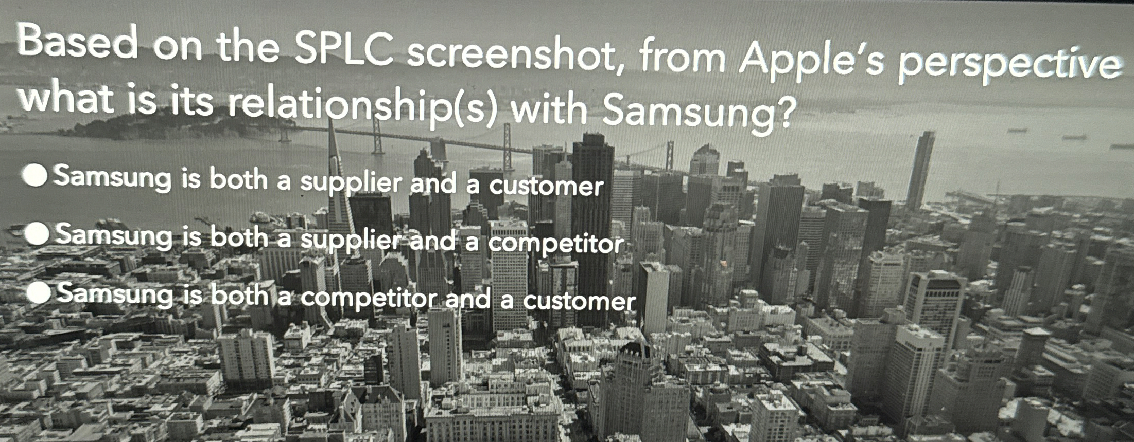  Based on the SPLC screenshot, from Apple's perspective what is its