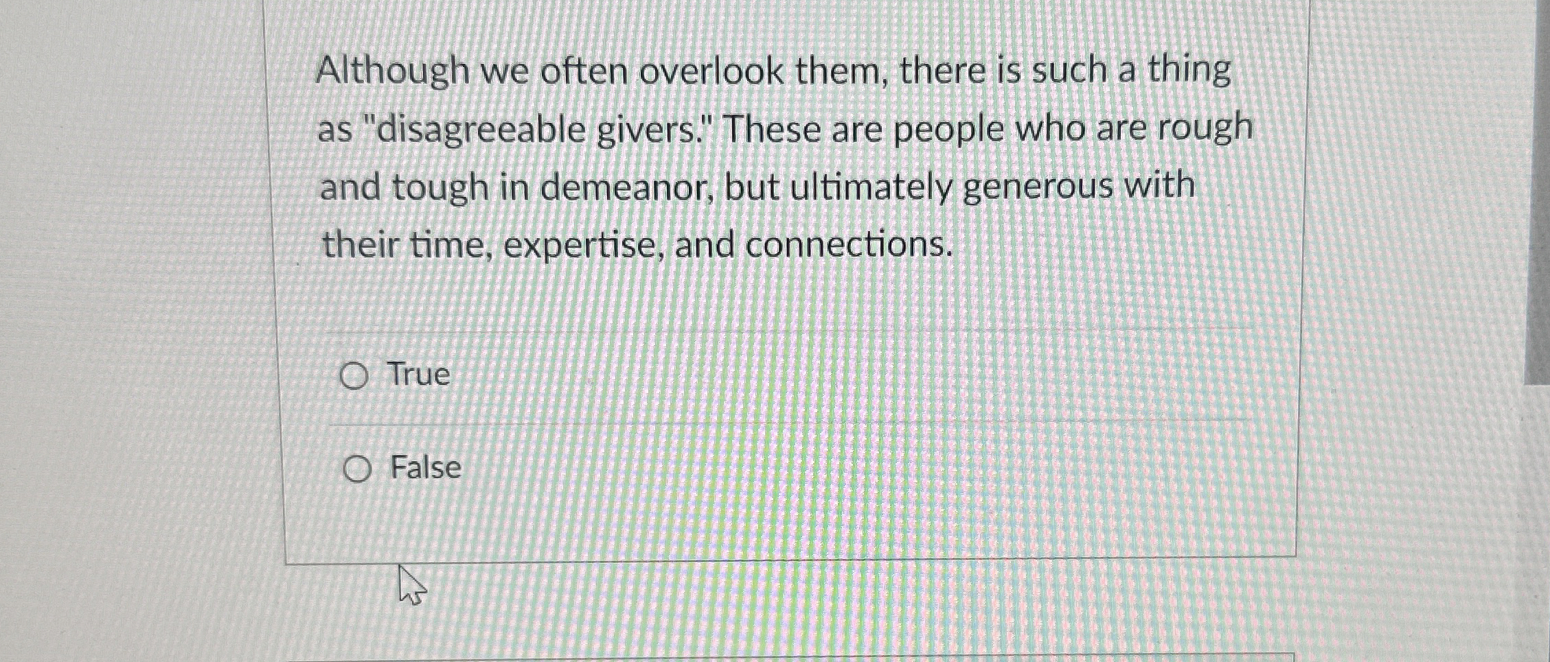  Although we often overlook them, there is such a thing as