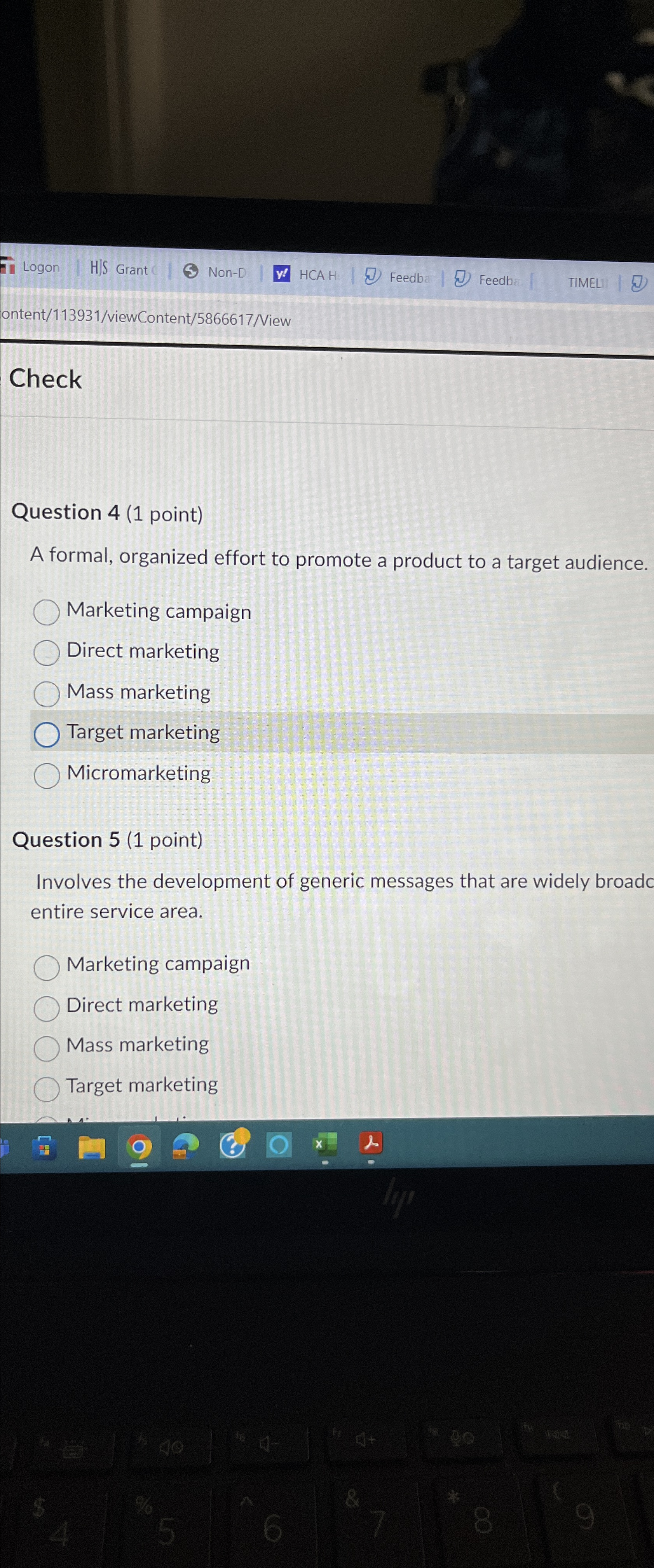  Logon Grant Non-[ HCA Feedb Feedb TIMEL (D) ontent/113931/viewContent/5866617/Niew Check Question