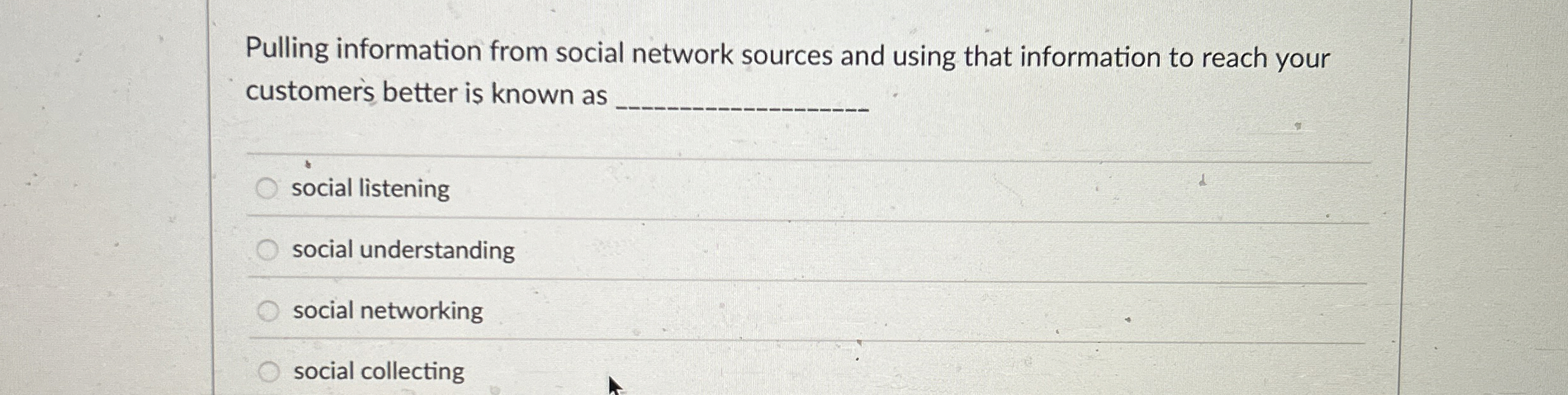  Pulling information from social network sources and using that information to