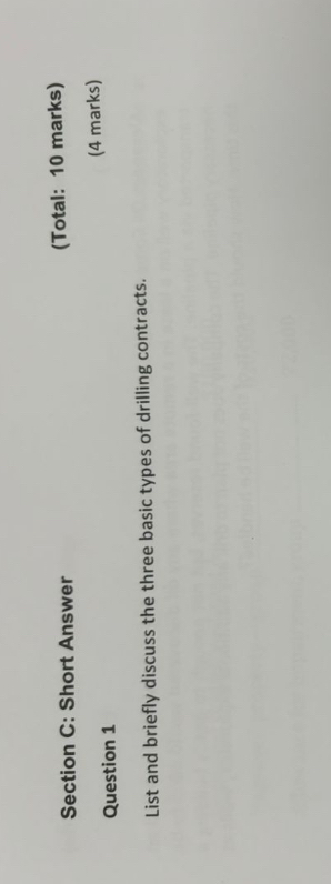  Section C: Short Answer (Total: 10 marks) Question 1 (4 marks)
