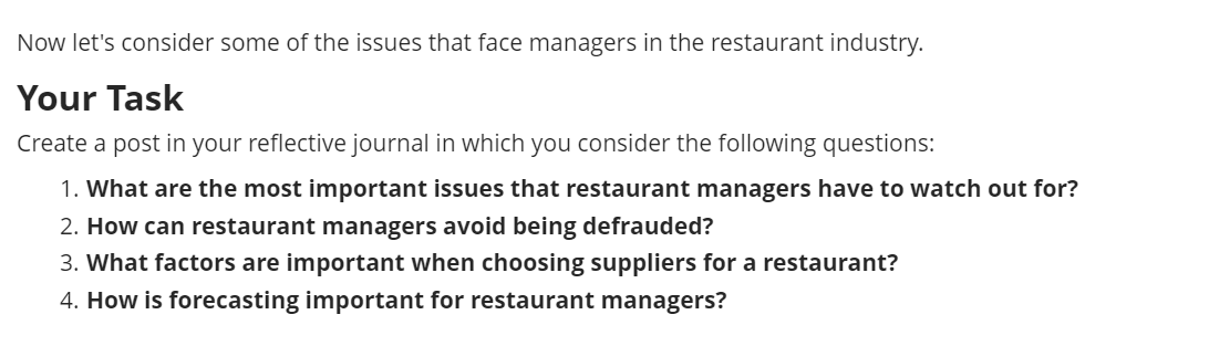  Now let's consider some of the issues that face managers in
