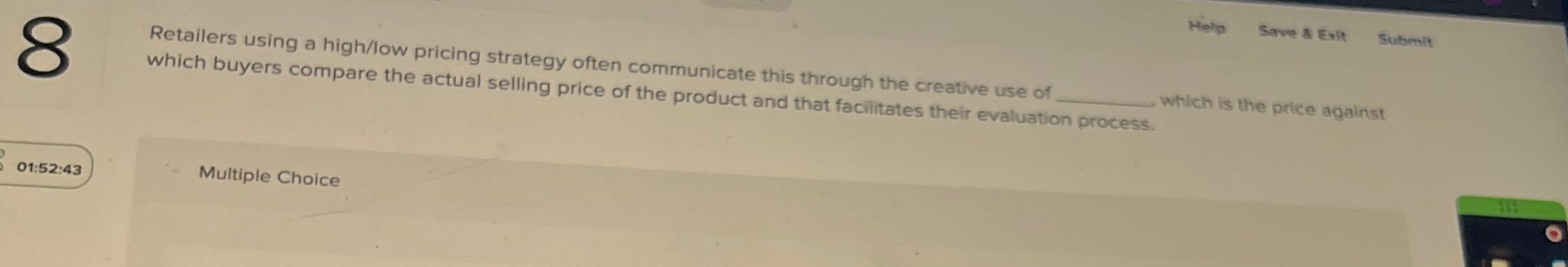  Retailers using a high/low pricing strategy often communicate this through the