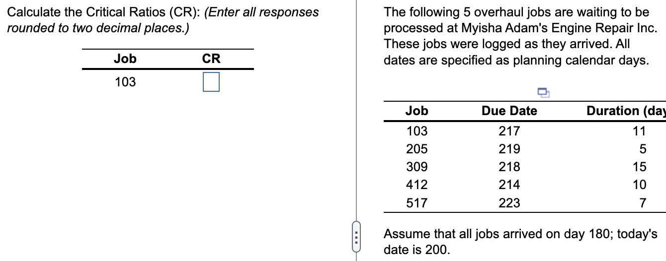  Calculate the Critical Ratios (CR): (Enter all responses rounded to two