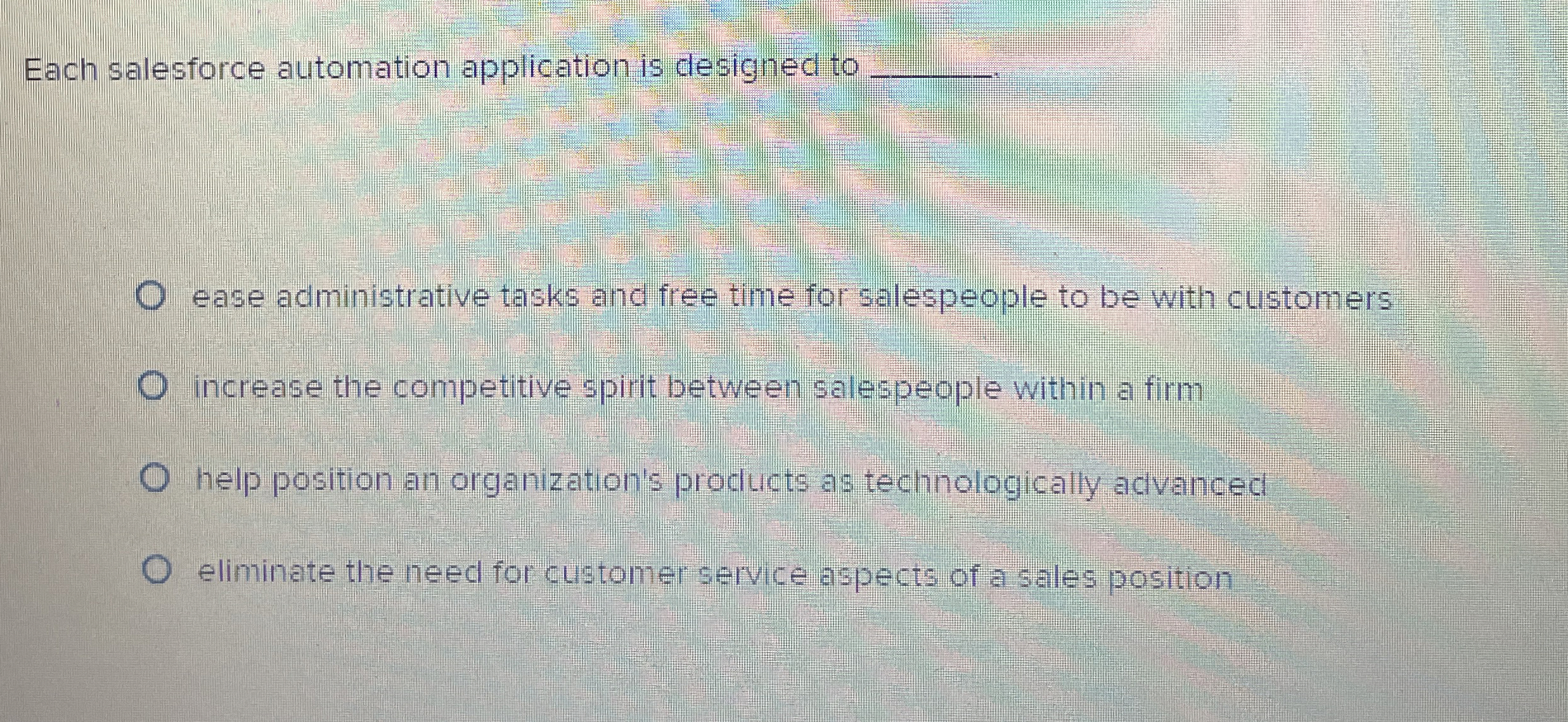  Each salesforce automation application is designed to ease administrative tasks and