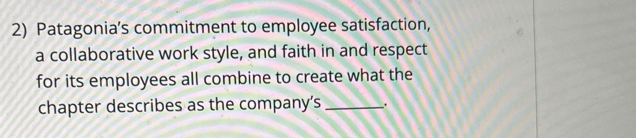  Patagonia's commitment to employee satisfaction, a collaborative work style, and faith
