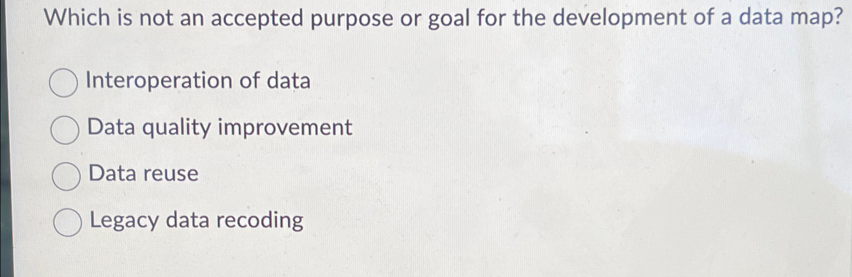  Which is not an accepted purpose or goal for the development