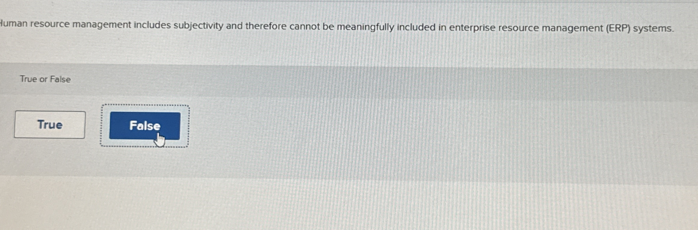  Juman resource management includes subjectivity and therefore cannot be meaningfully included
