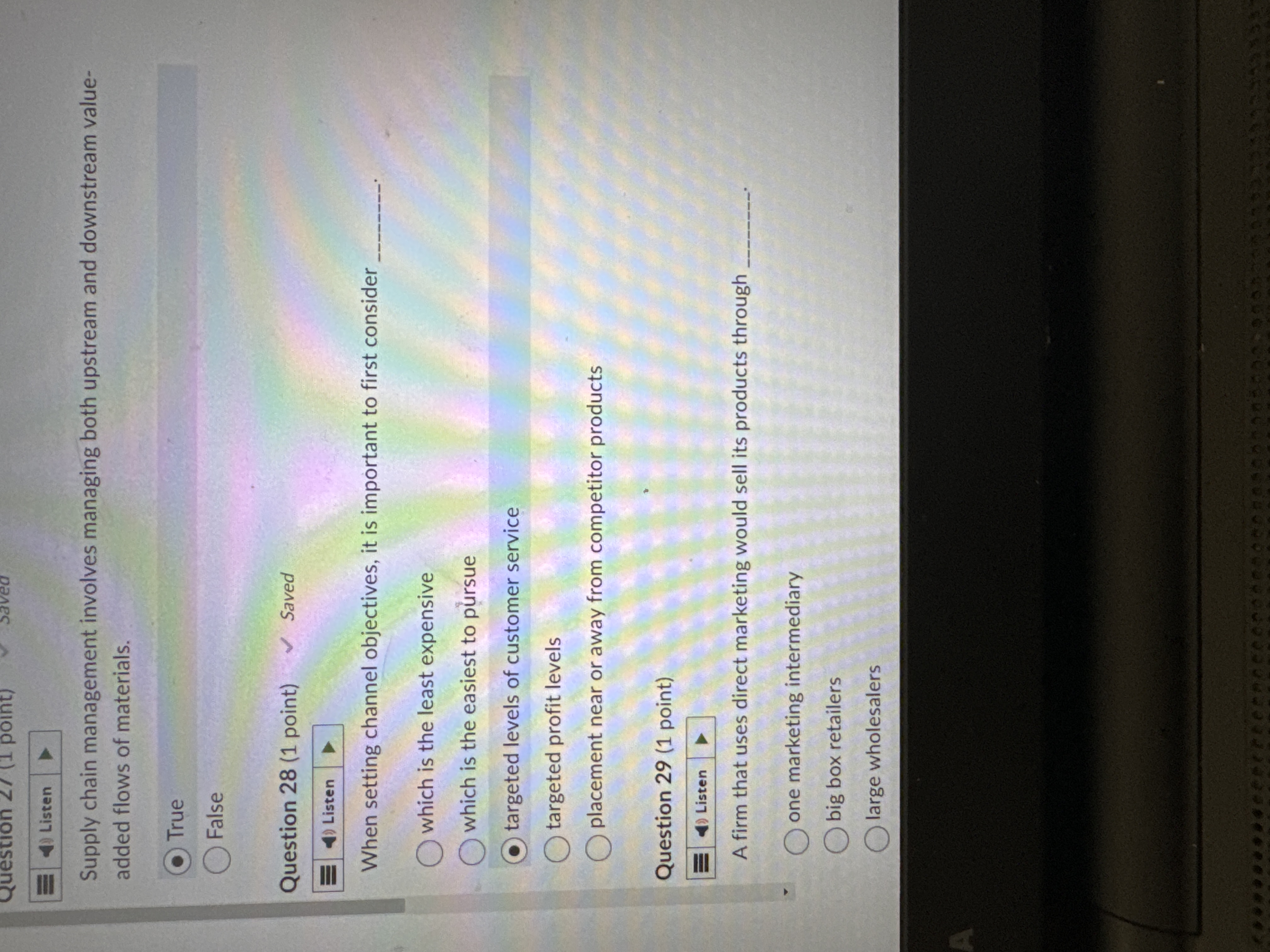  Supply chain management involves managing both upstream and downstream value- added