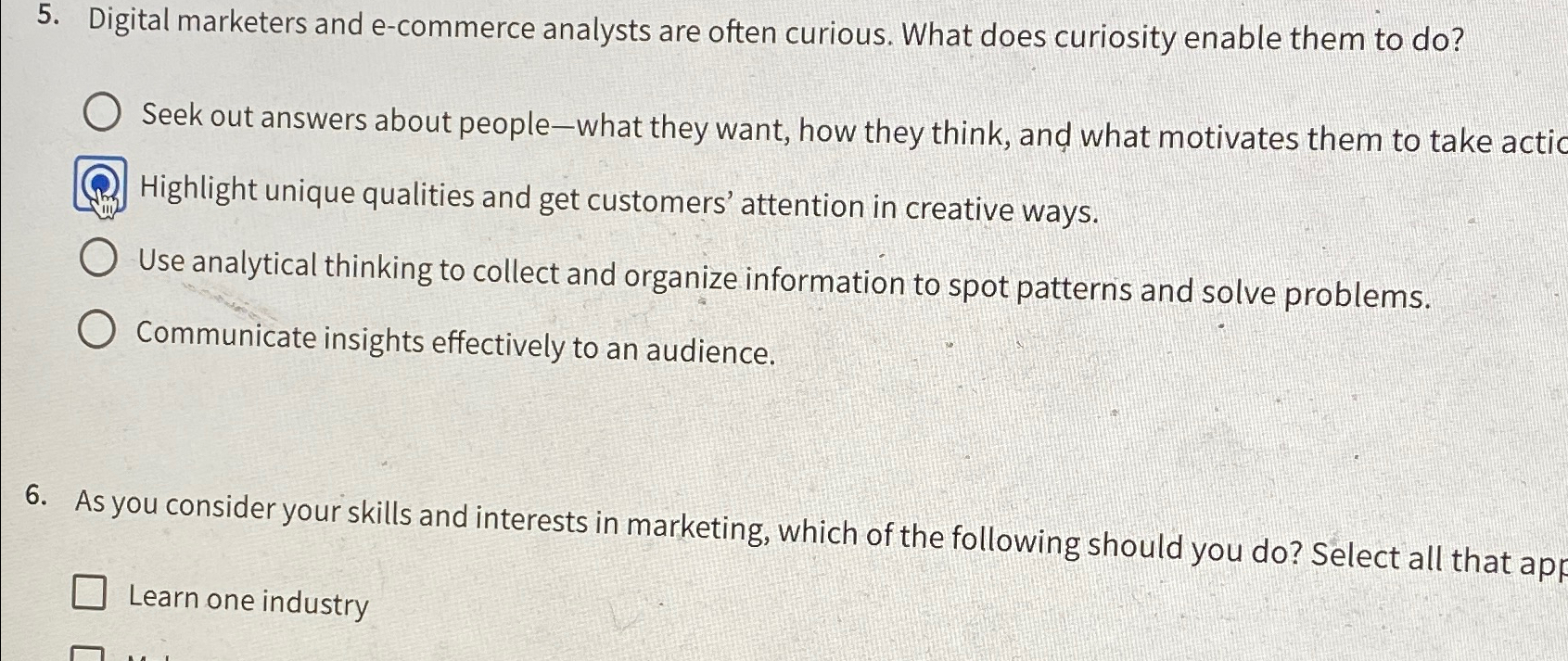  Digital marketers and e-commerce analysts are often curious. What does curiosity
