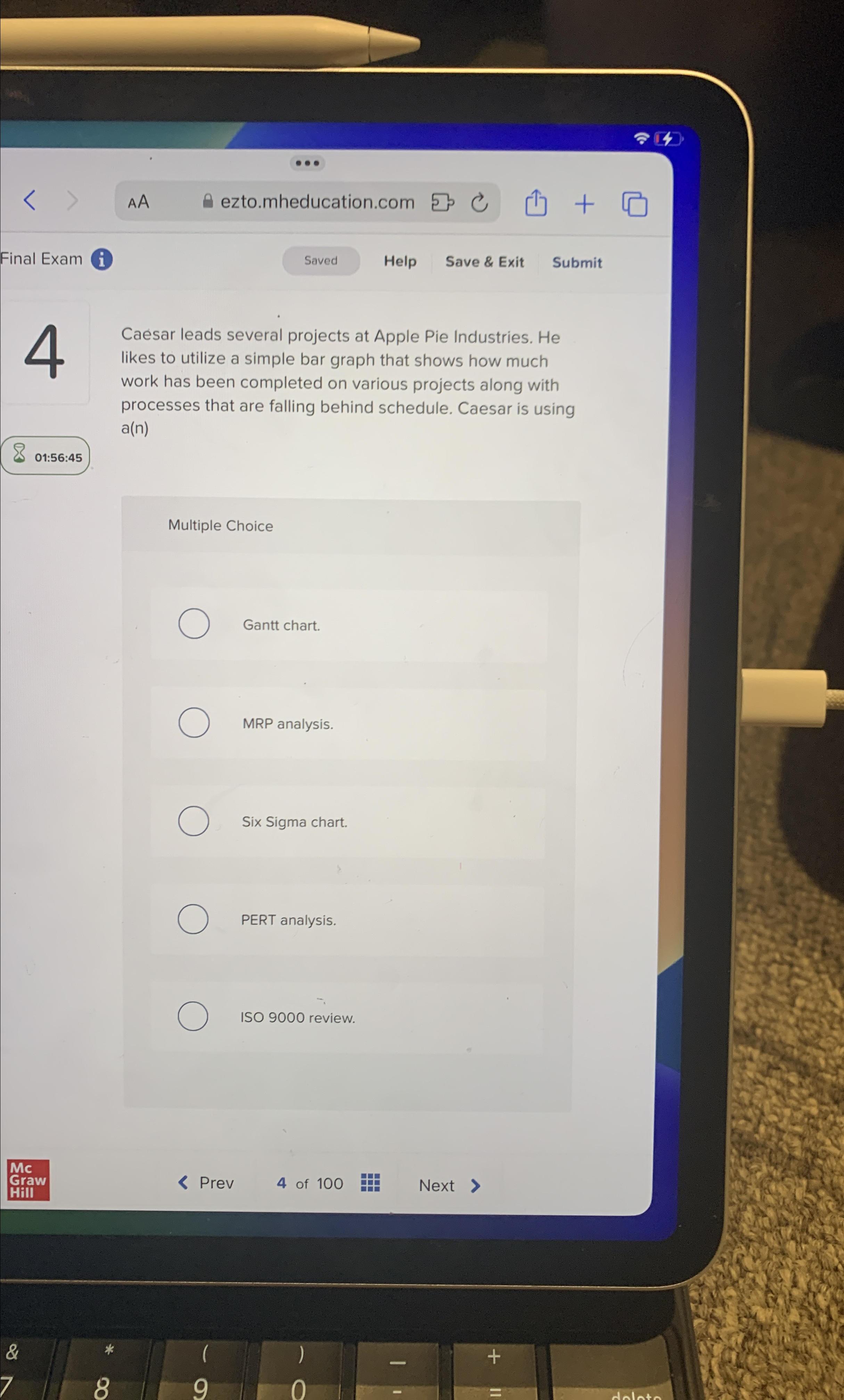  Final Exam Saved Help Save & Exit Submit 4 Caesar leads