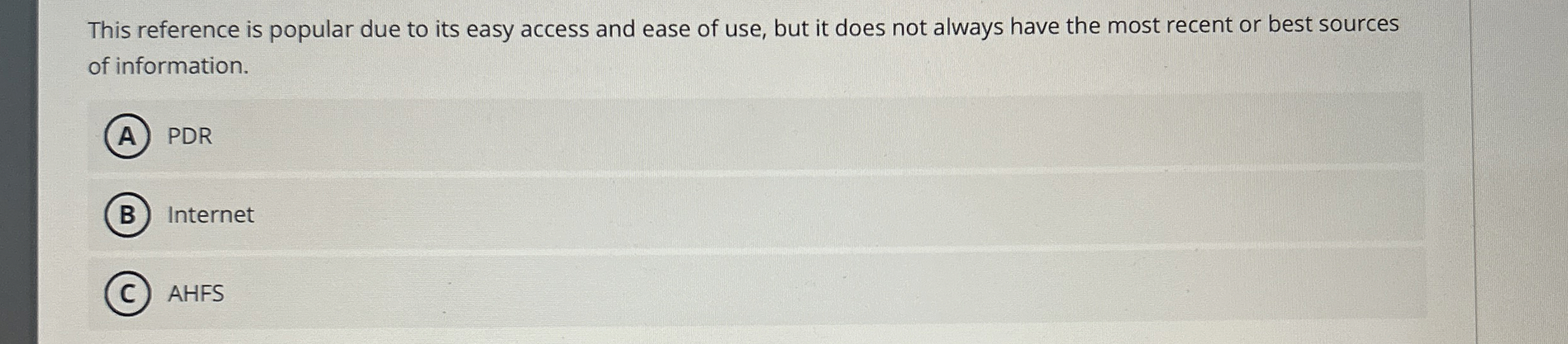  This reference is popular due to its easy access and ease