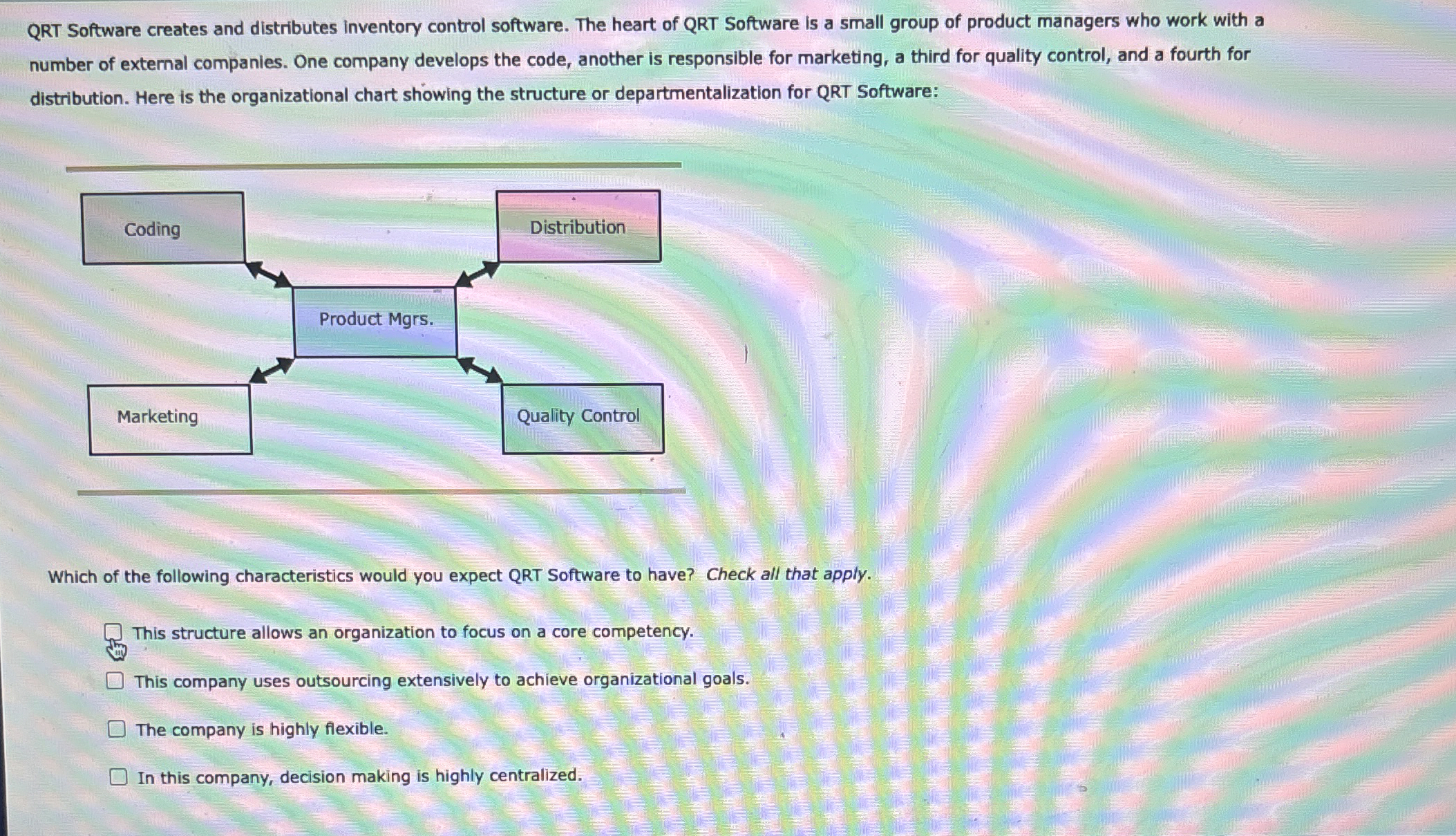  QRT Software creates and distributes inventory control software. The heart of