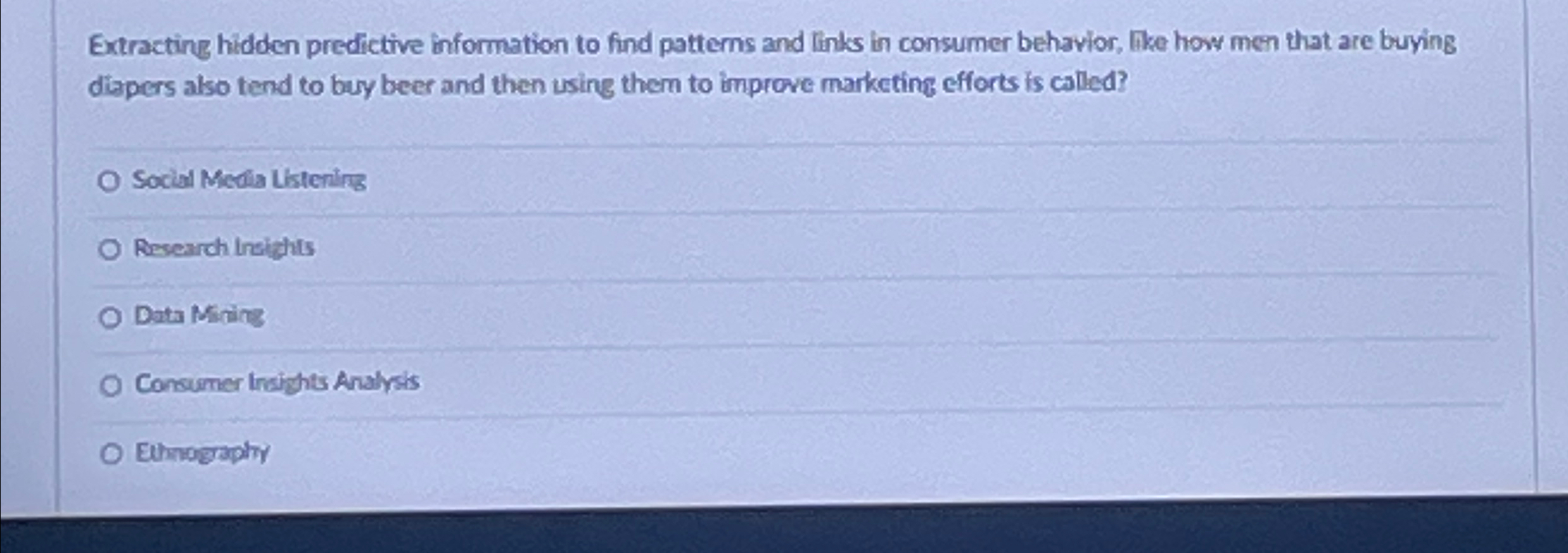  Extracting hidden predictive information to find patterns and links in consumer