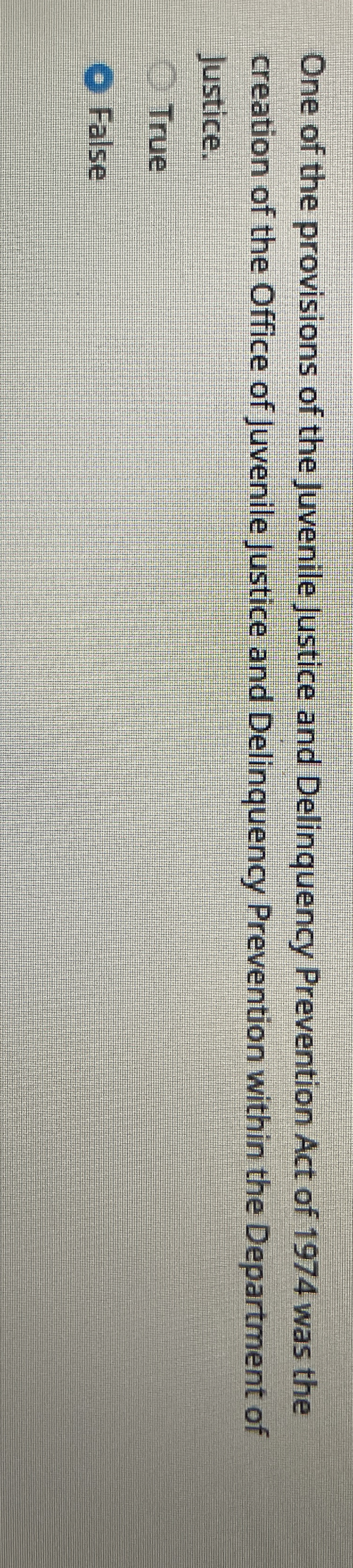  Goals are much more specific than objectives. True False Goals are