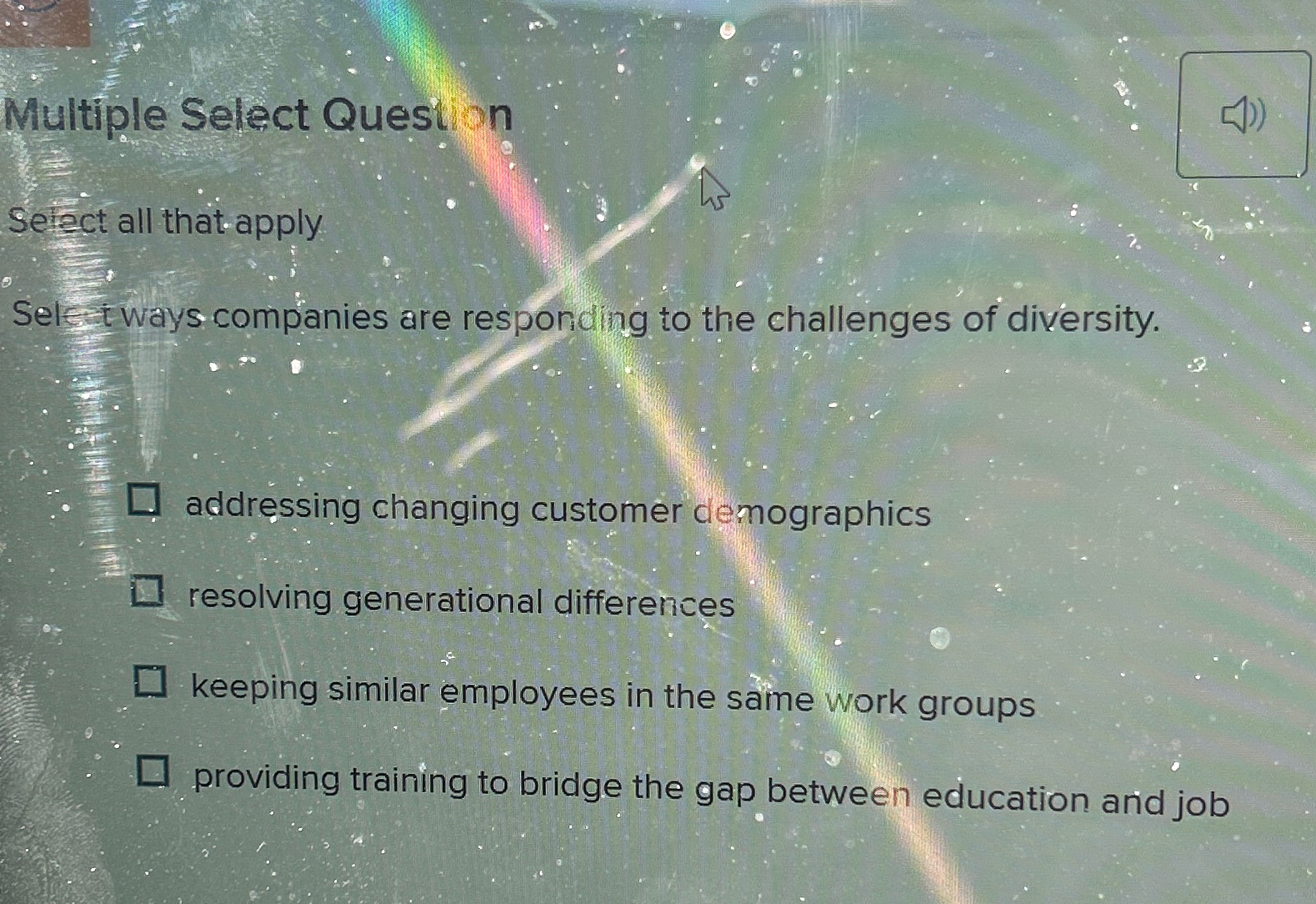  Multiple Select Question Serect all that-apply Selet ways companies are responding