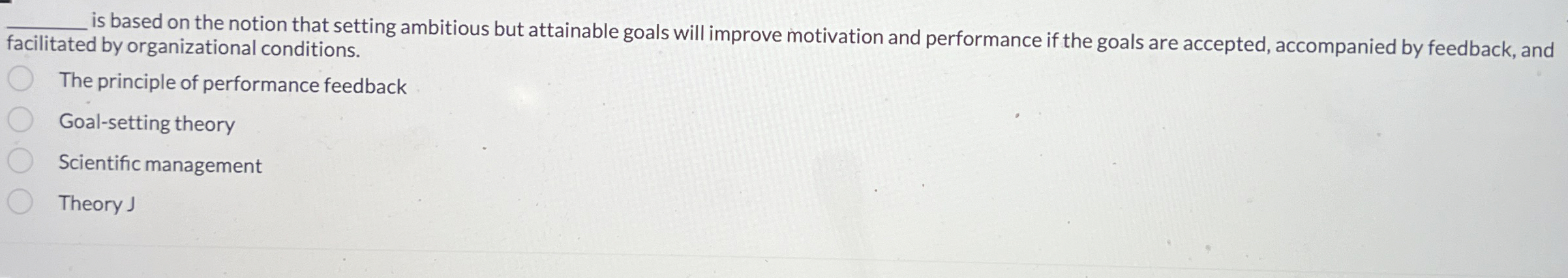  q, is based on the notion that setting ambitious but attainable