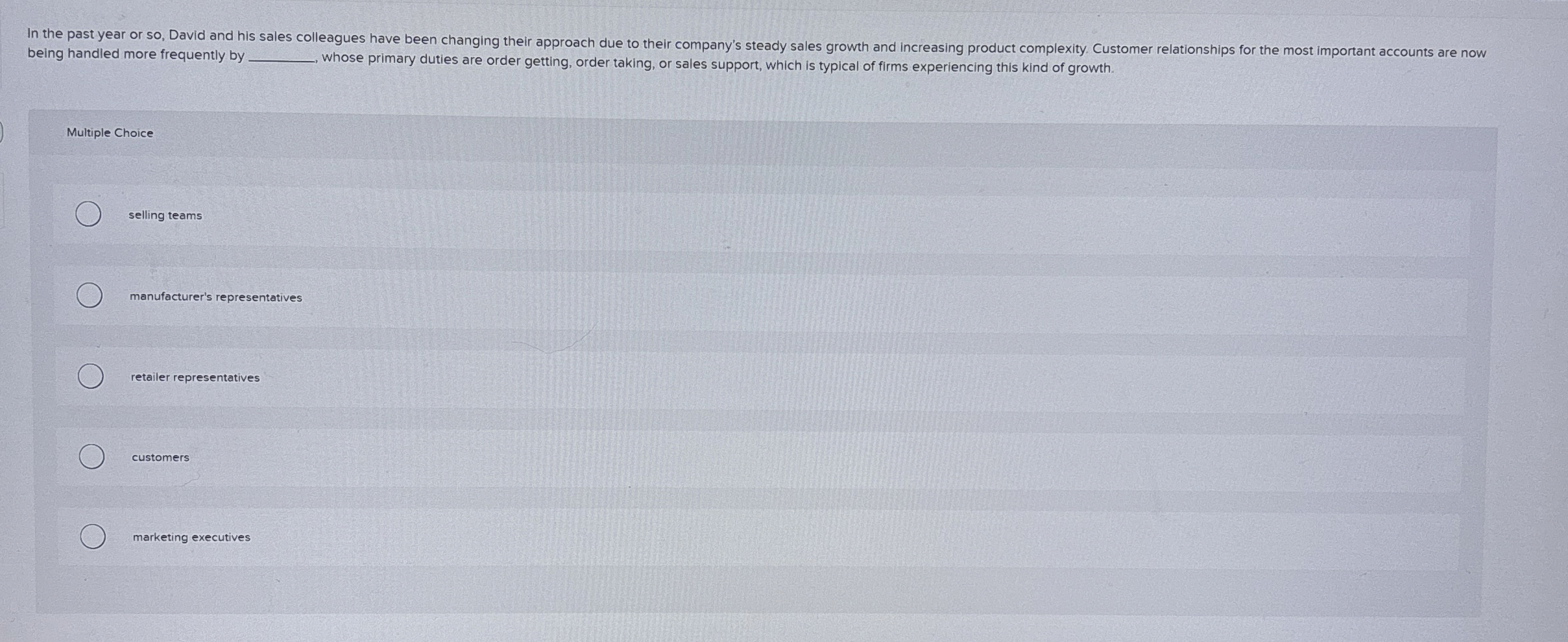  being handled more frequently by q, whose primary duties are order