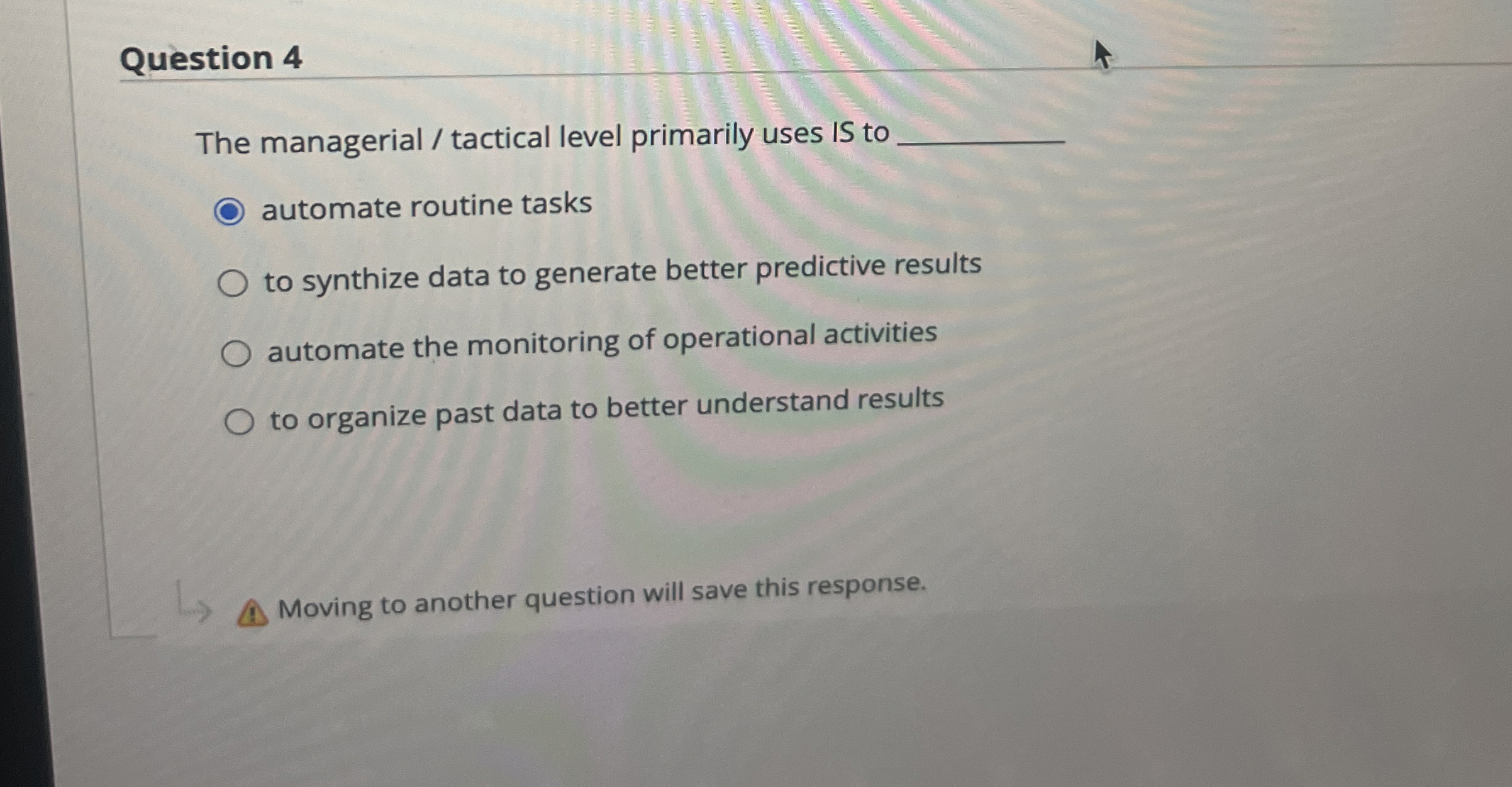  Prompting and using GenAl is an iterative process True False Question
