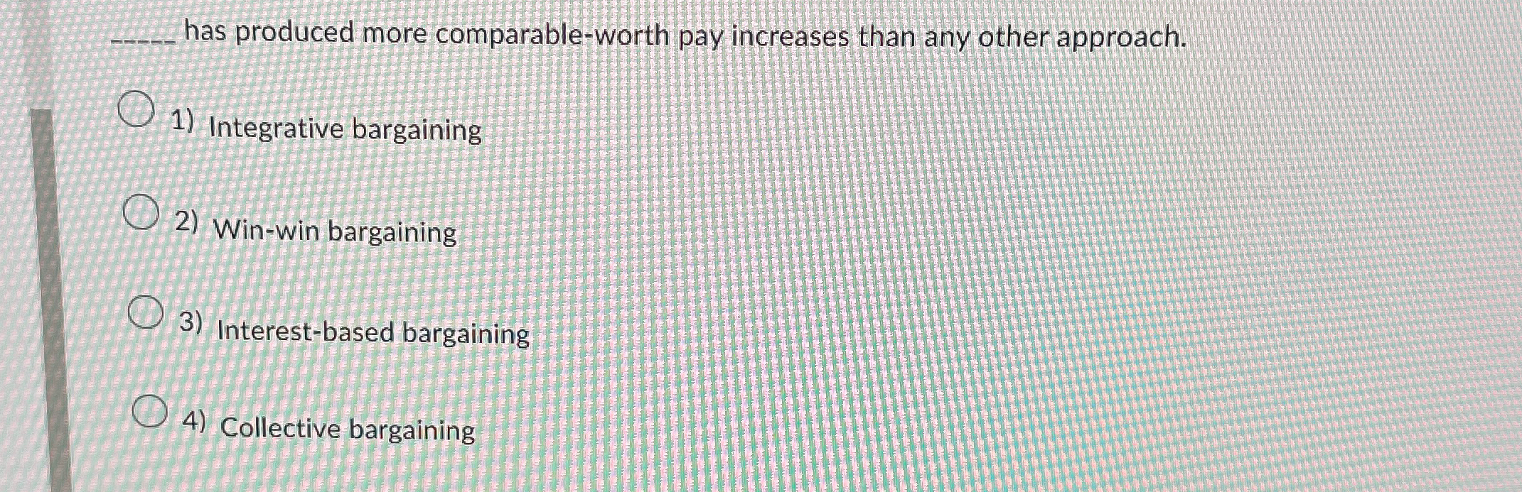  q, has produced more comparable-worth pay increases than any other approach.