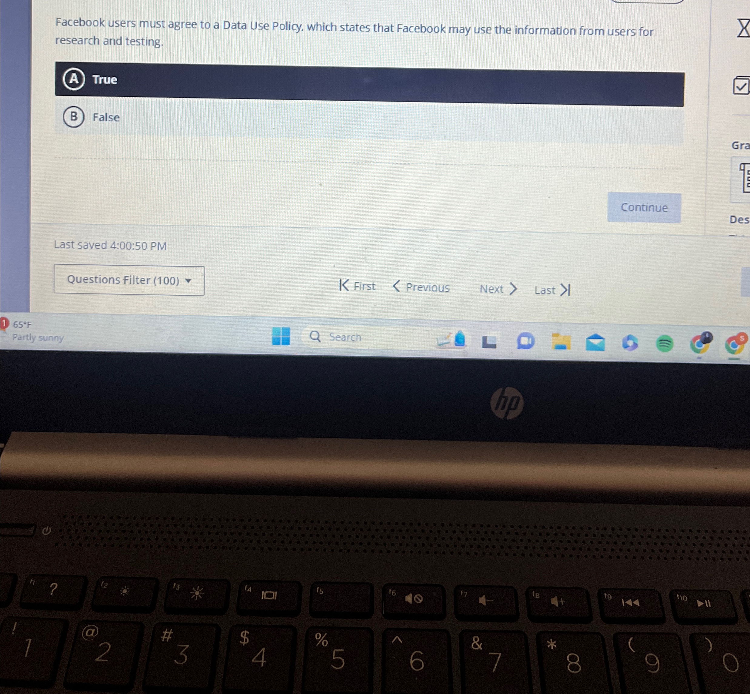  Facebook users must agree to a Data Use Policy, which states