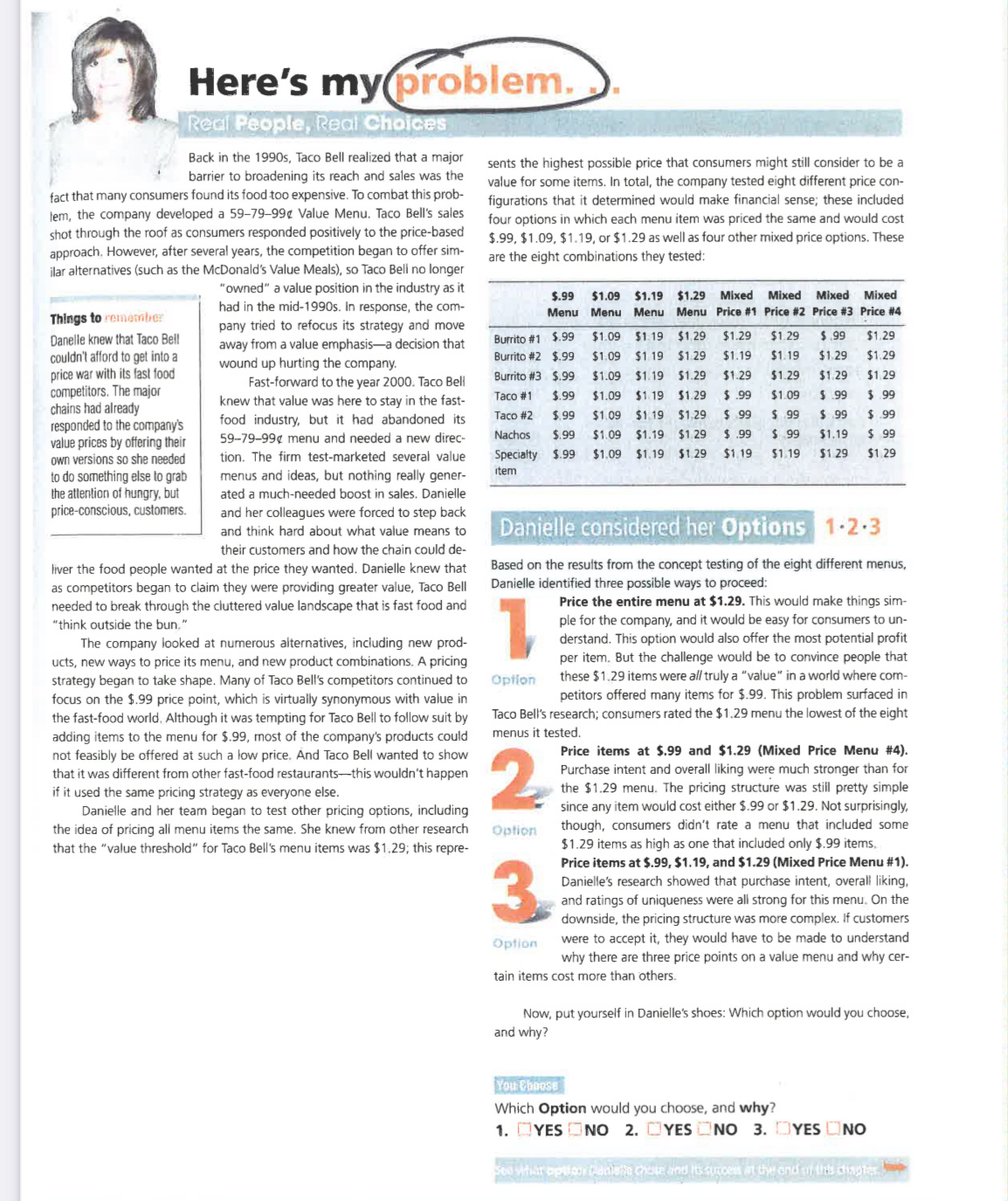  Read the case study attached. 1) summarise the problem faced by