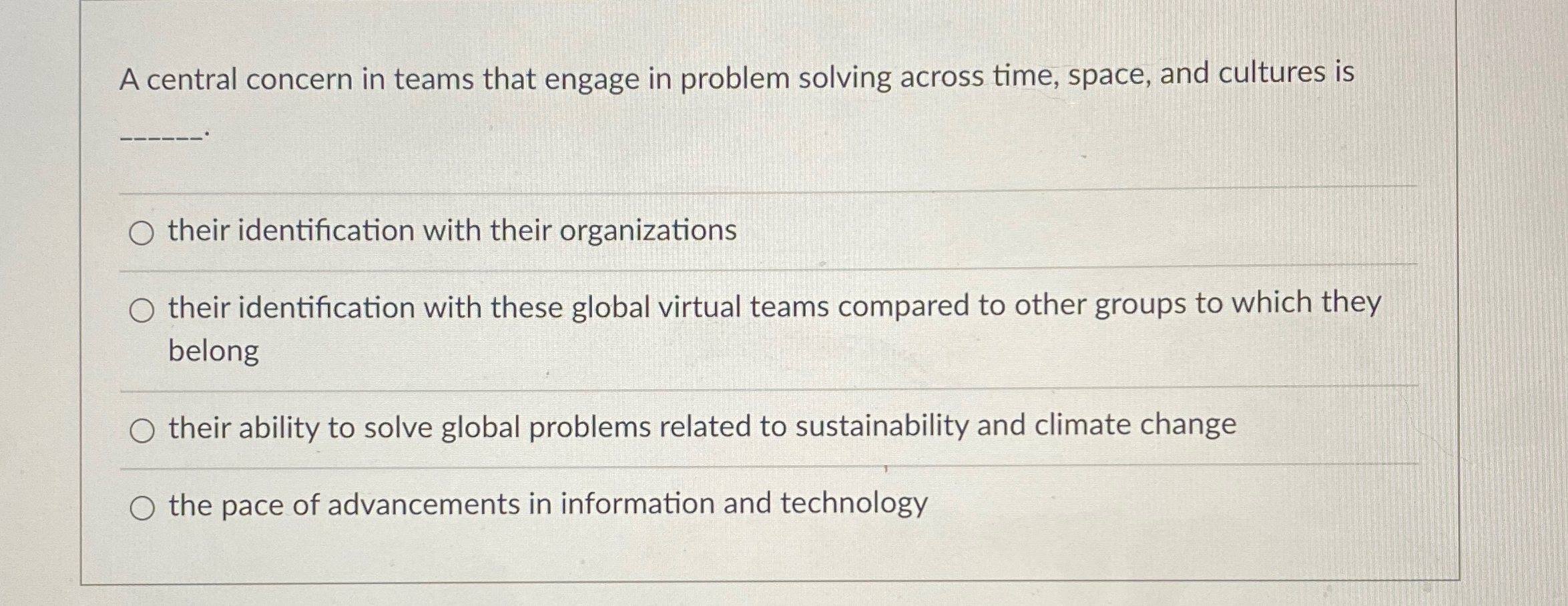  A central concern in teams that engage in problem solving across