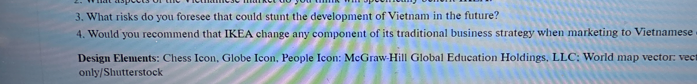  What risks do you foresee that could stunt the development of