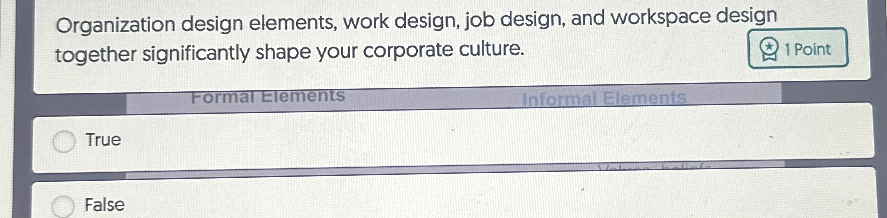  Organization design elements, work design, job design, and workspace design together