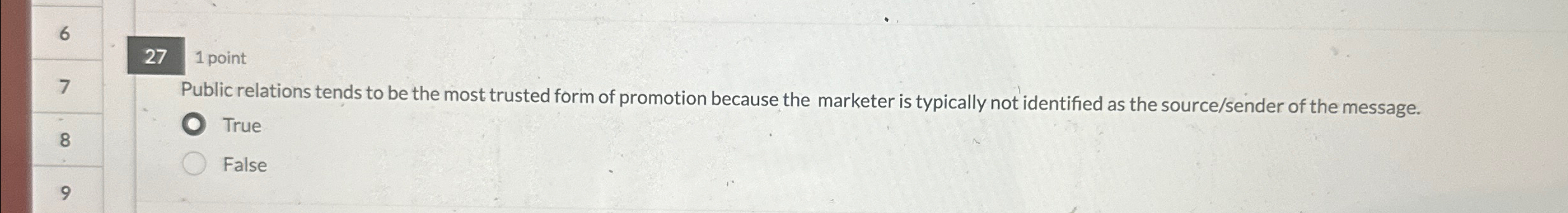  6 1 point 7 8 Public relations tends to be the
