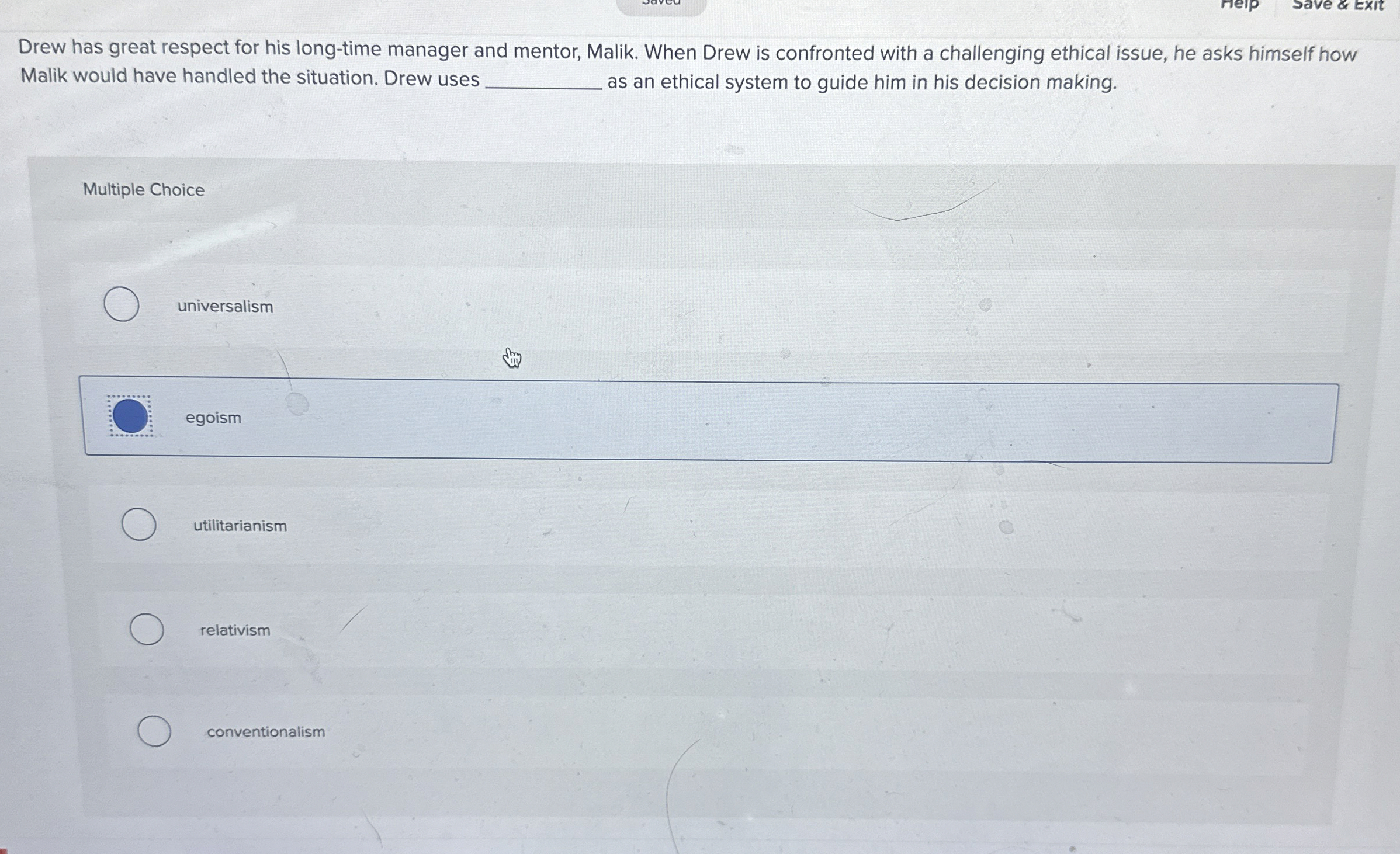  Drew has great respect for his long-time manager and mentor, Malik.