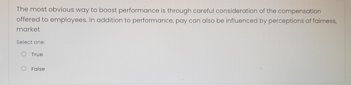  The most obvious way to boost performance is through careful consideration
