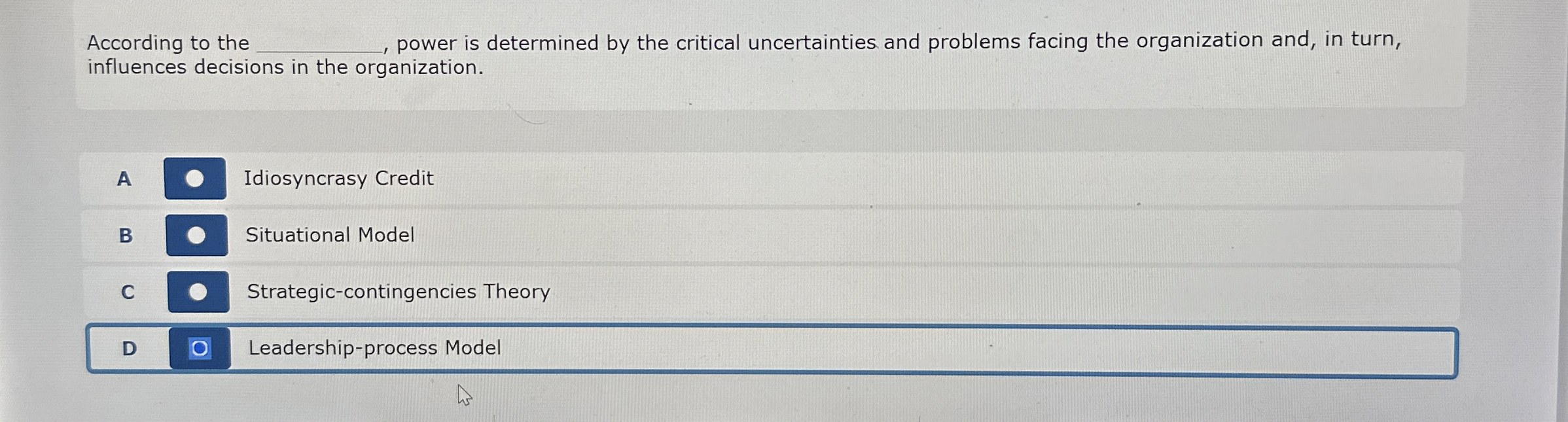  According to the q,, power is determined by the critical uncertainties