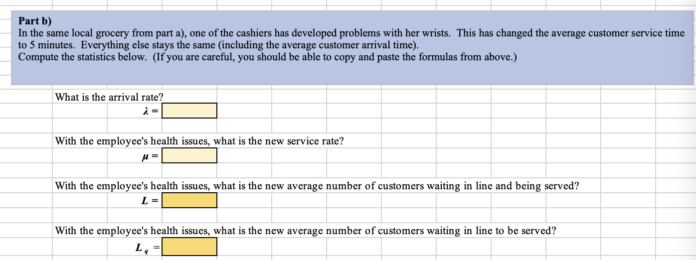  Part b) In the same local grocery from part a), one