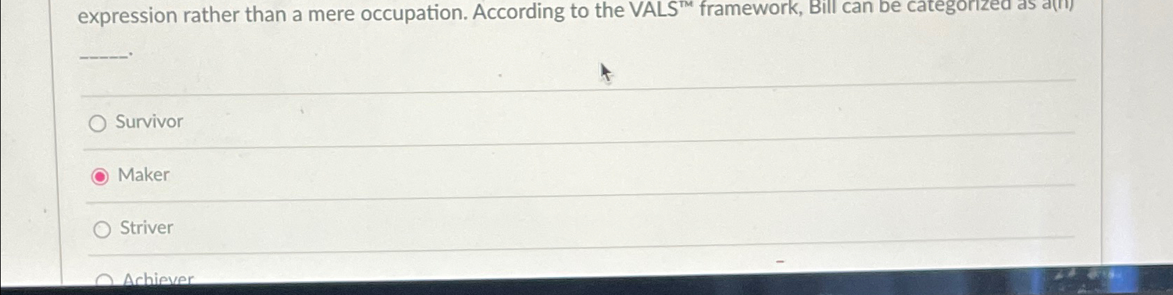  Survivor Maker Striver Achiever 