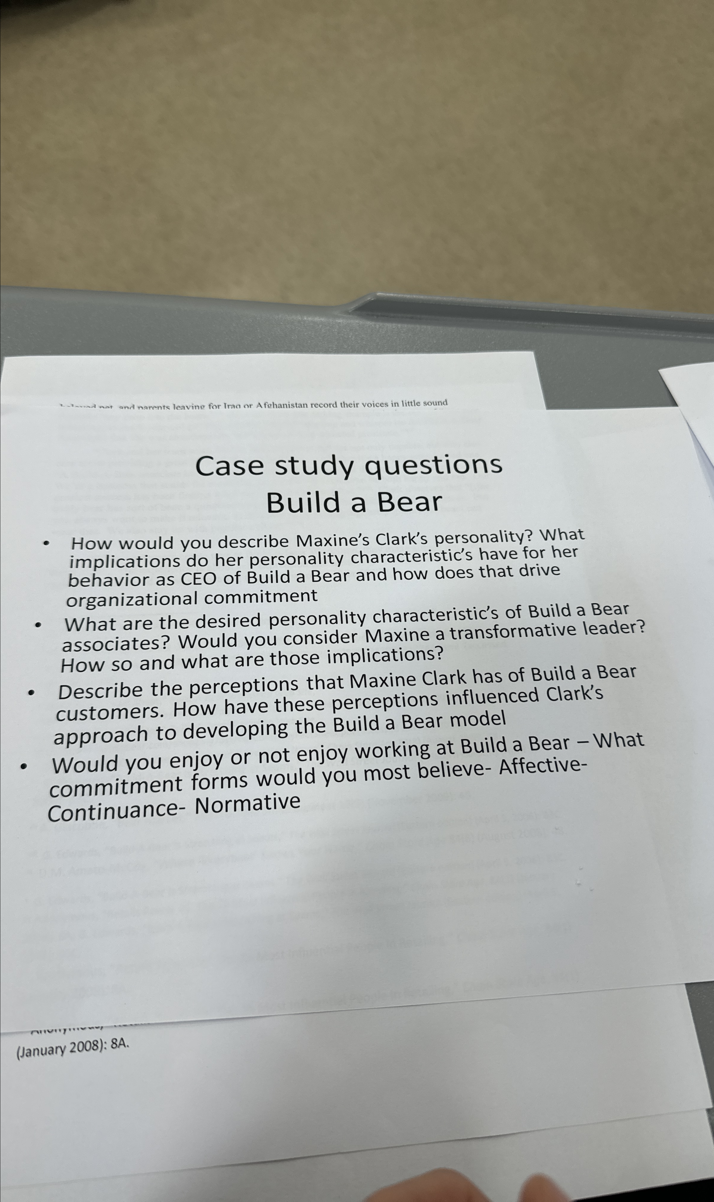  ....... mot and narents leaving for Iran or Afghanistan record their