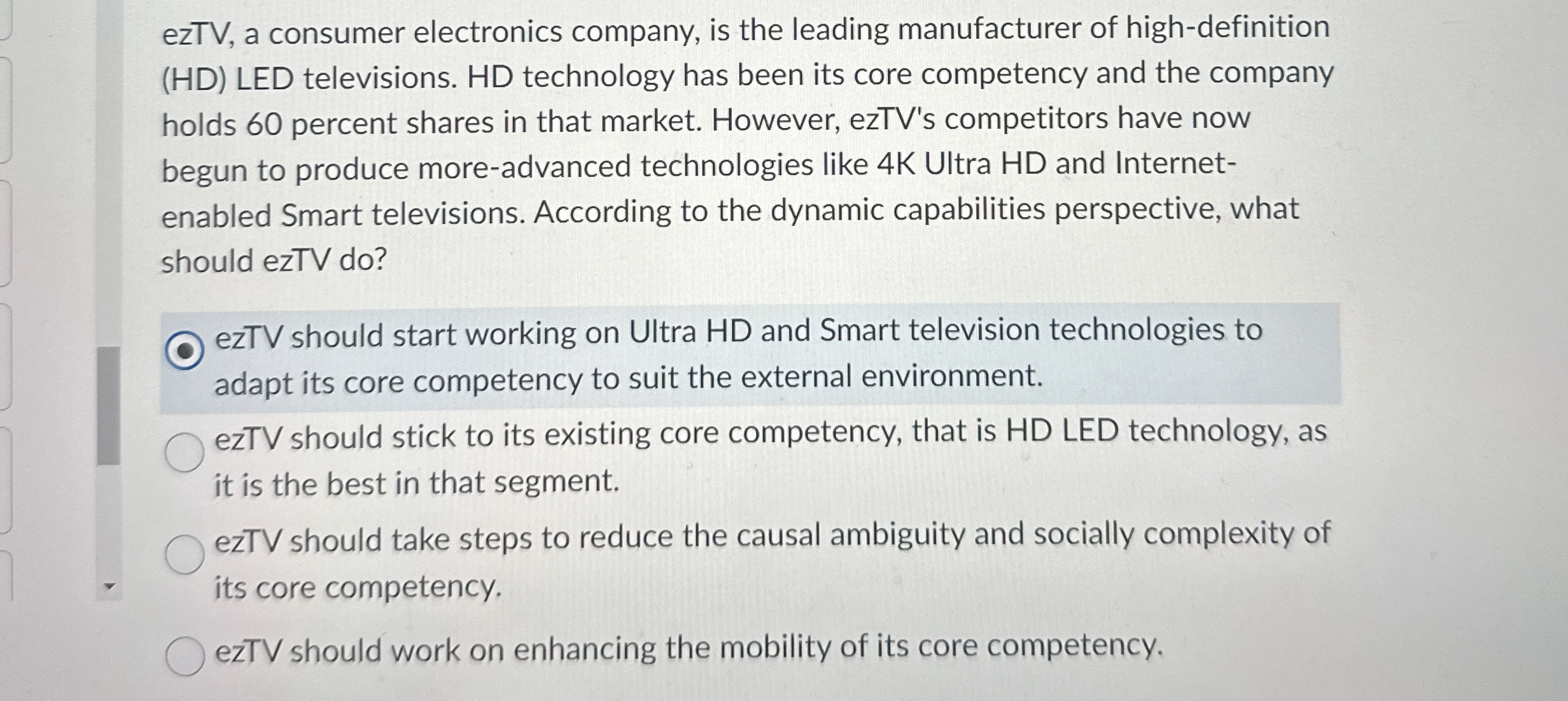  SJobs's Computer Repair has maintained a competitive advantage based on its